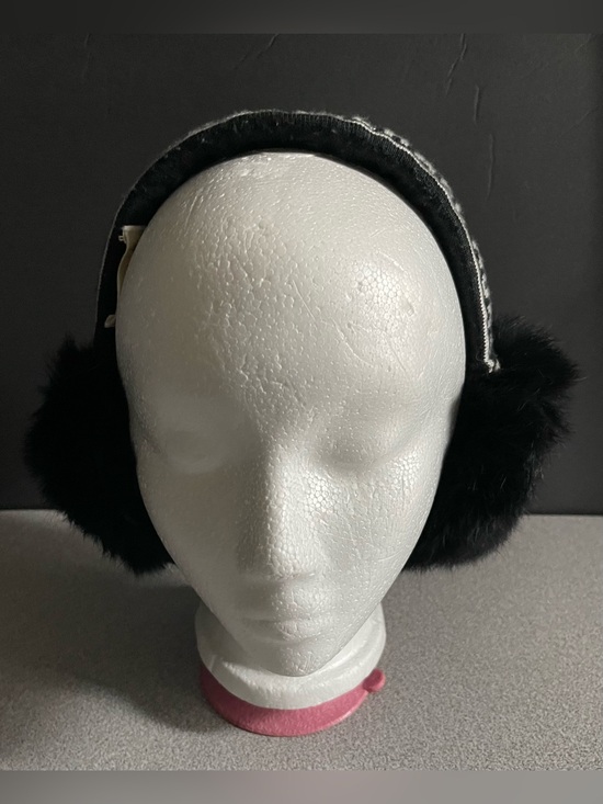 Michael Kors Accessories - Michael Kors Black Faux Fur Ear Warmers